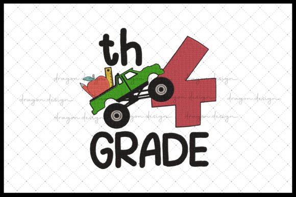 4th Grade Back to School Embroidery