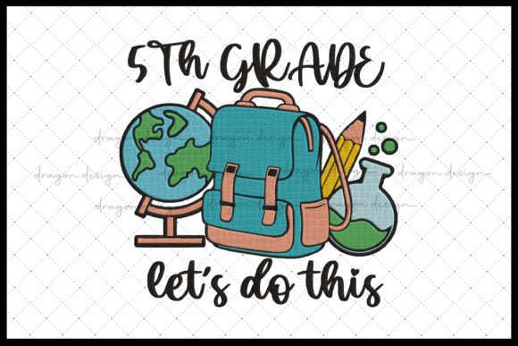 5th Grade Let's Do This: A Festive Back-to-School Design