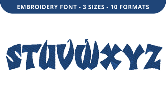 Battle Font S to Z: A Premium Embroidery Choice