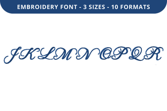 Besides Me Font J to R: A Stylish Embroidery Choice