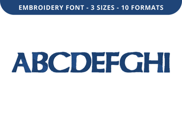 Bobbin Hood a to I: A Charming Embroidery Font