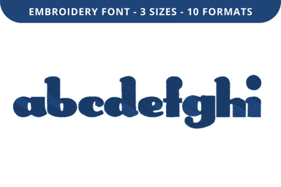 Bunny Ears a to I: A Charming Embroidery Font