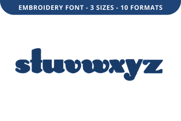Bunny Ears S to Z: A Charming Embroidery Font
