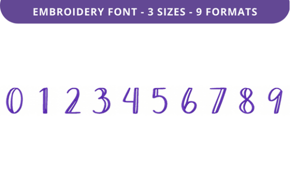 Charming Crafty Goldfish Font 0 to 9
