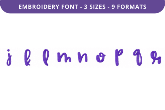 Country Garden Font J to R: A Charming Embroidery Choice