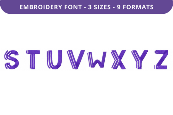 Culture Shock Font S to Z: A Seasonal Embroidery Must