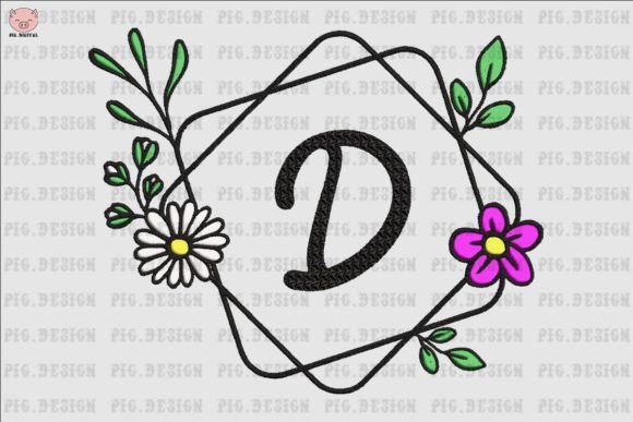 Flower Daisy Font D: A Charming Addition