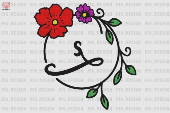 Flower Font S: A Charming Addition to Your Apparel
