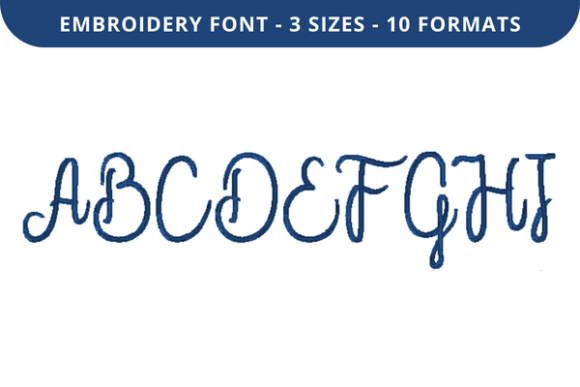 Flowers by Us Font a to I: A Versatile Embroidery Choice