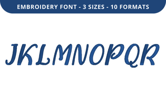 Fornever Font J to R: A Stylish Embroidery Choice