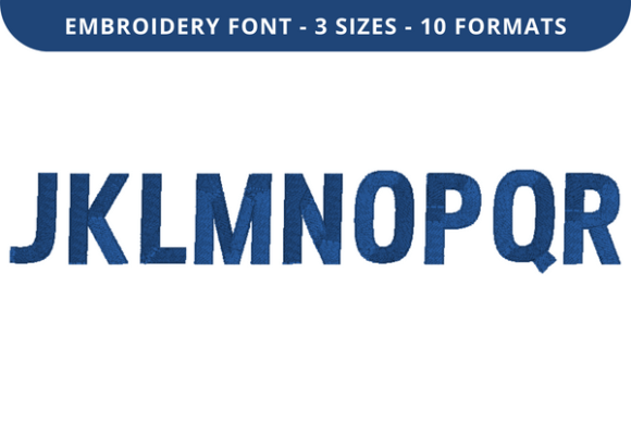 Jim Big Font J to R: A Versatile Embroidery Choice