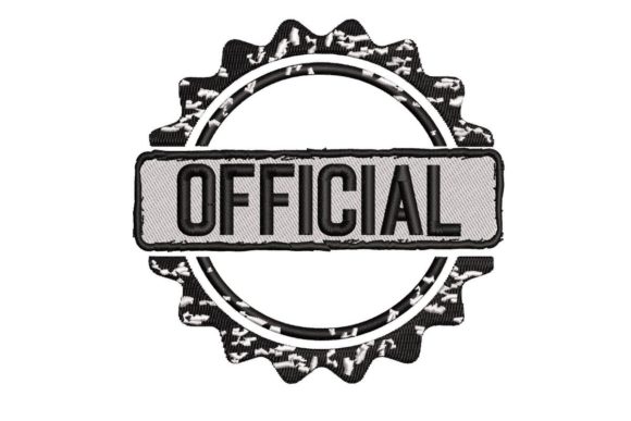 Official Stamp: A Premium Embroidery Design